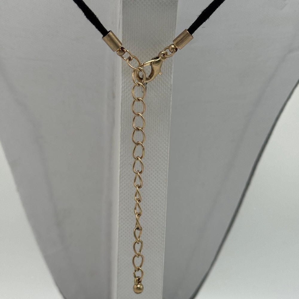 Chunky Geometric Statement Necklace Gold Tone Bib‎ Collar - Picture 6 of 6